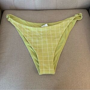 Roxy Women's Salty Shine High Leg Cheeky Bikini Bottom Size XXL